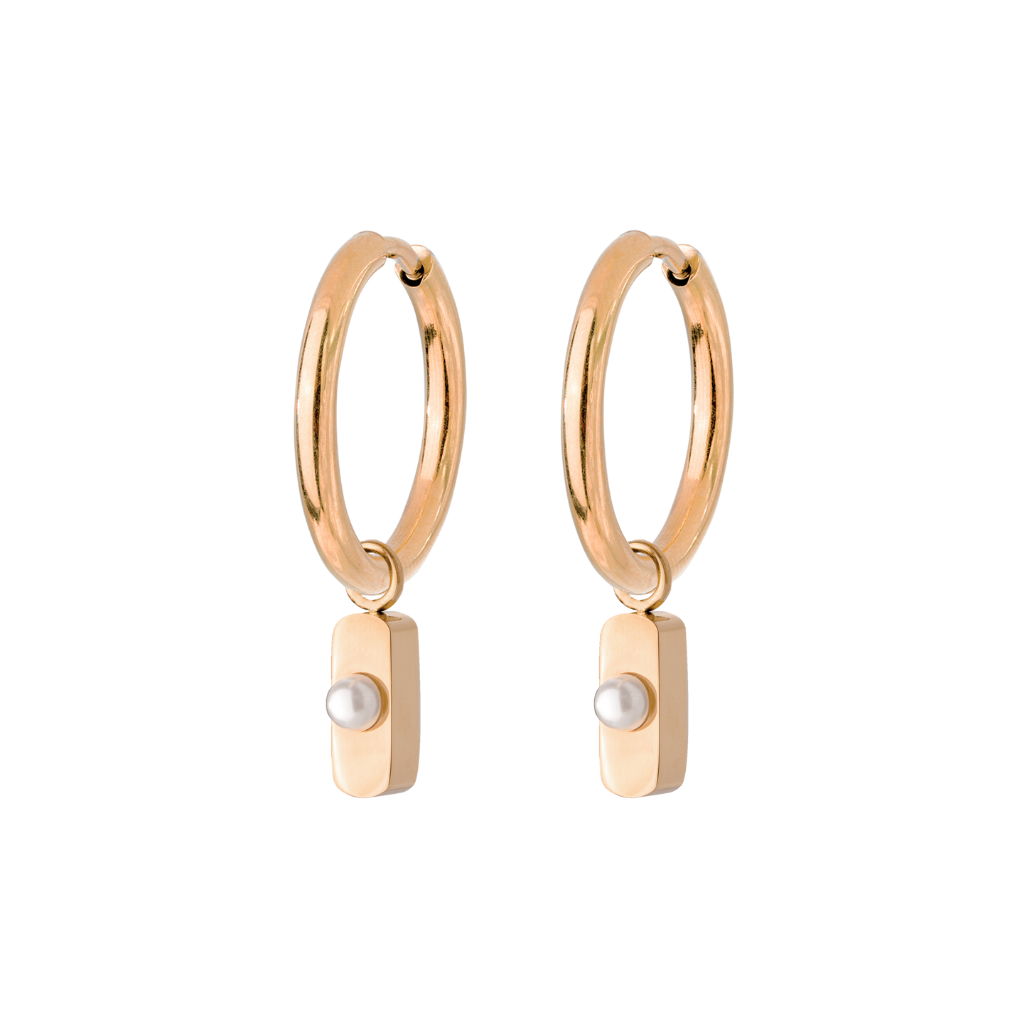 Time Travellers Hoop Set Medium Rose Gold