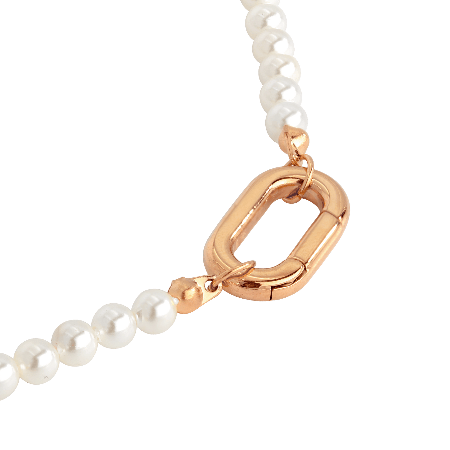 Timeless Pearls Necklace Rose Gold