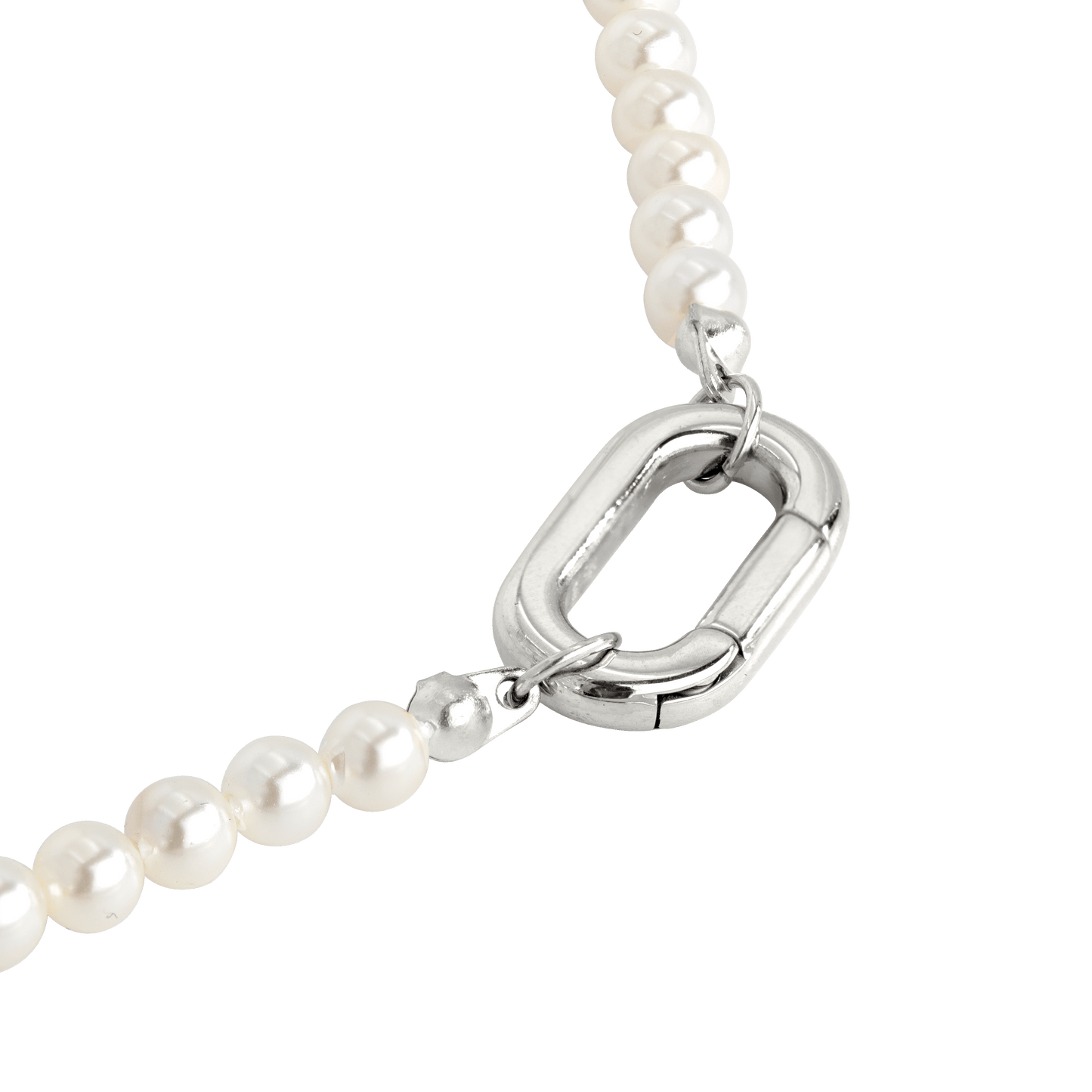 Timeless Pearls Necklace Silver