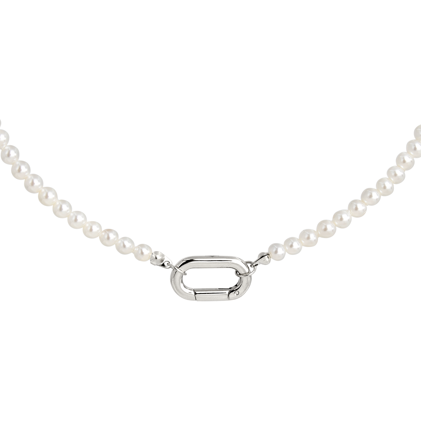 Timeless Pearls Necklace Silver