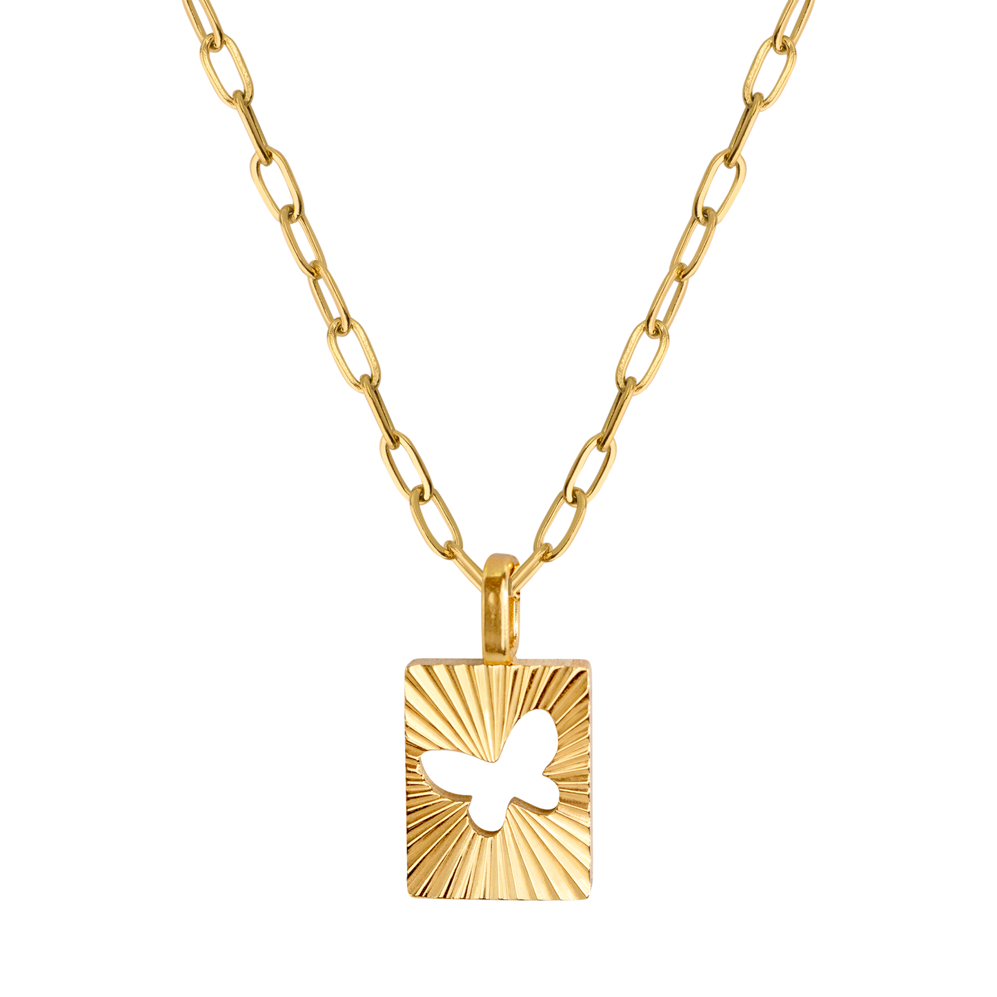 Winged Beauty Necklace Gold
