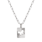 Winged Beauty Necklace Silver