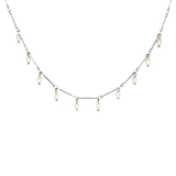 Annes Authentic Pearl Choker Silver