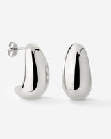 Huggie Studs Silver