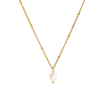 Baby Pearl Necklace Gold