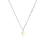 Baby Pearl Necklace Silver