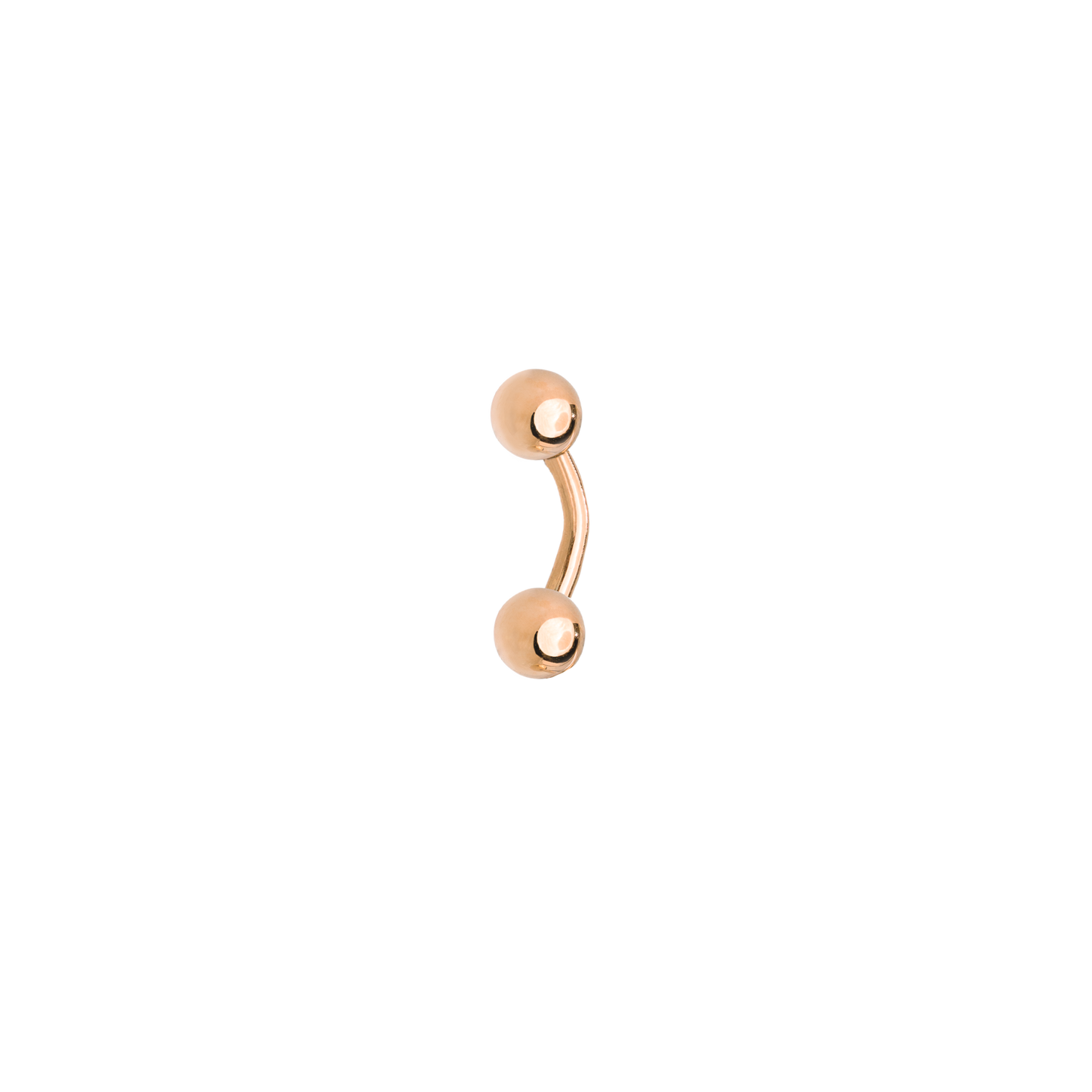 Basic Banana Ear Piercing Rose Gold