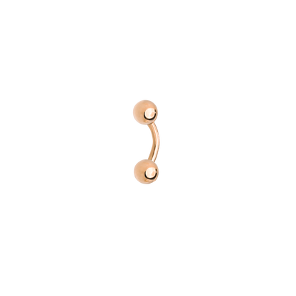 Basic Banana Ear Piercing Rose Gold