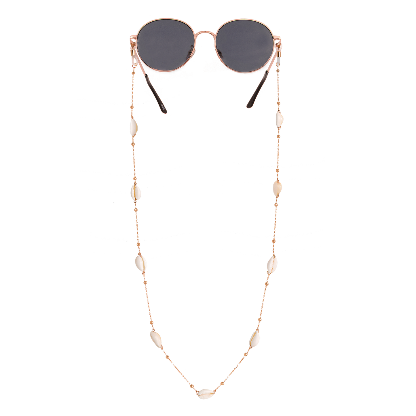 Beach Babe Sunglasses Chain Rose Gold