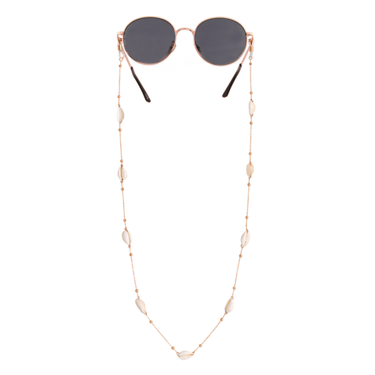 Beach Babe Sunglasses Chain Rose Gold