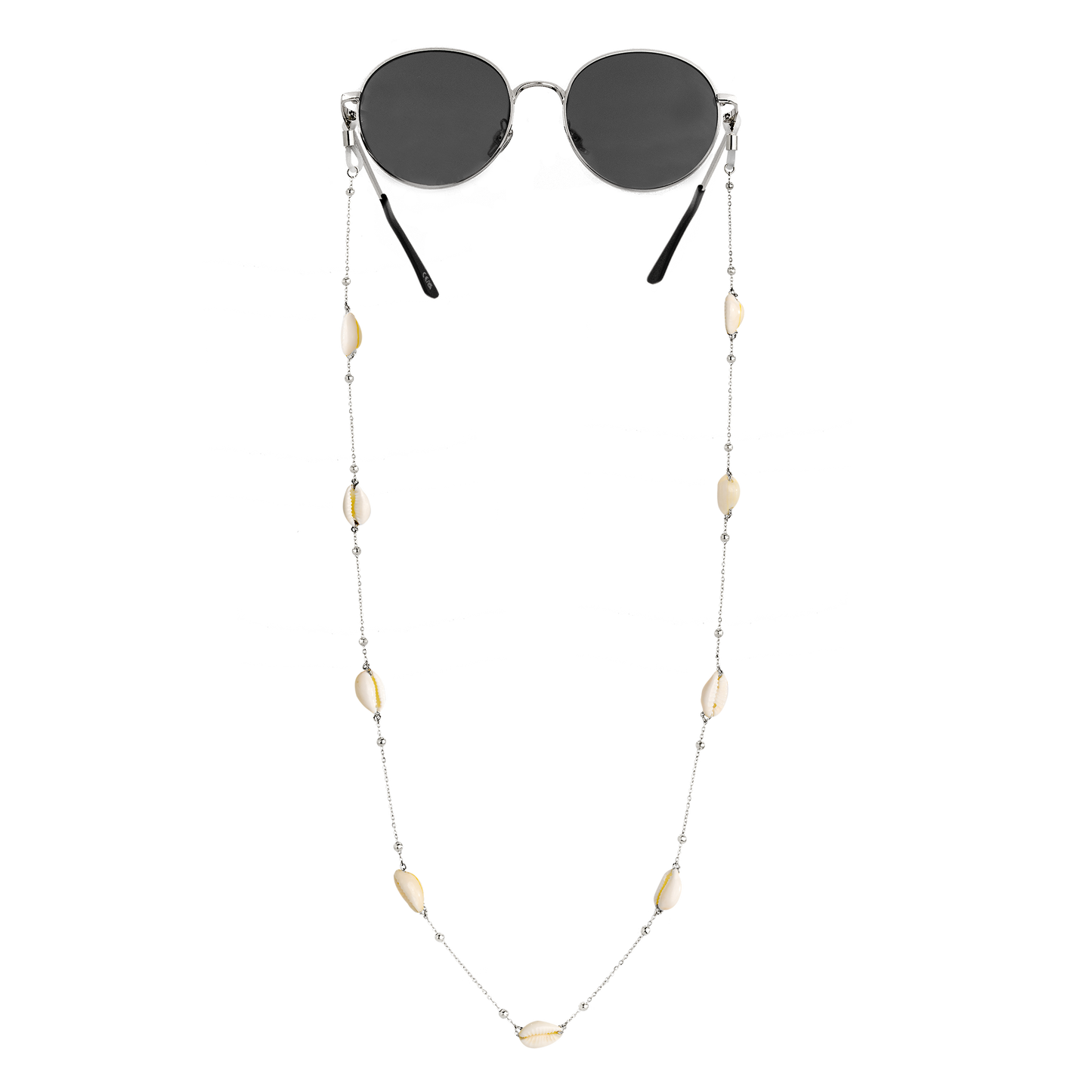 Beach Babe Sunglasses Chain Silver