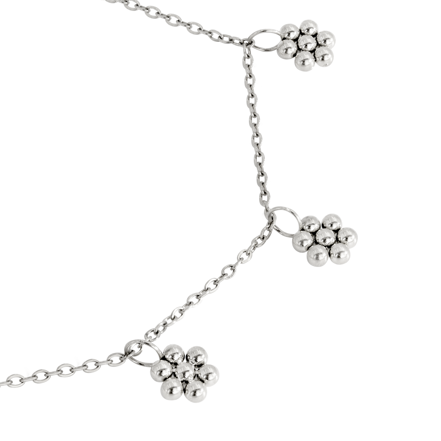 Blooming Anklet Silver