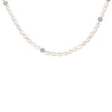 Blossom Pearl Choker Silver