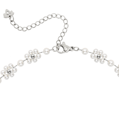 Bonita Flor Choker Silver