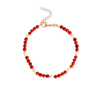 Coral Color Bracelet Rose Gold