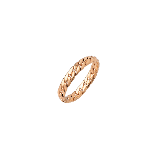 Cute Twist Knuckle Ring Rose Gold