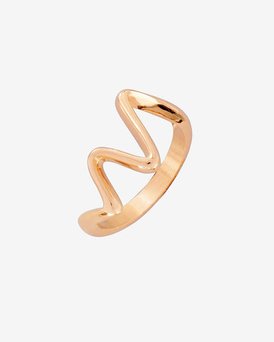 Fluid Motion Ring Rose Gold
