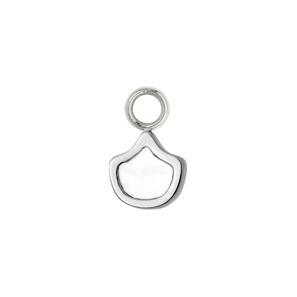 Fish Scale Bikini Charm Silver