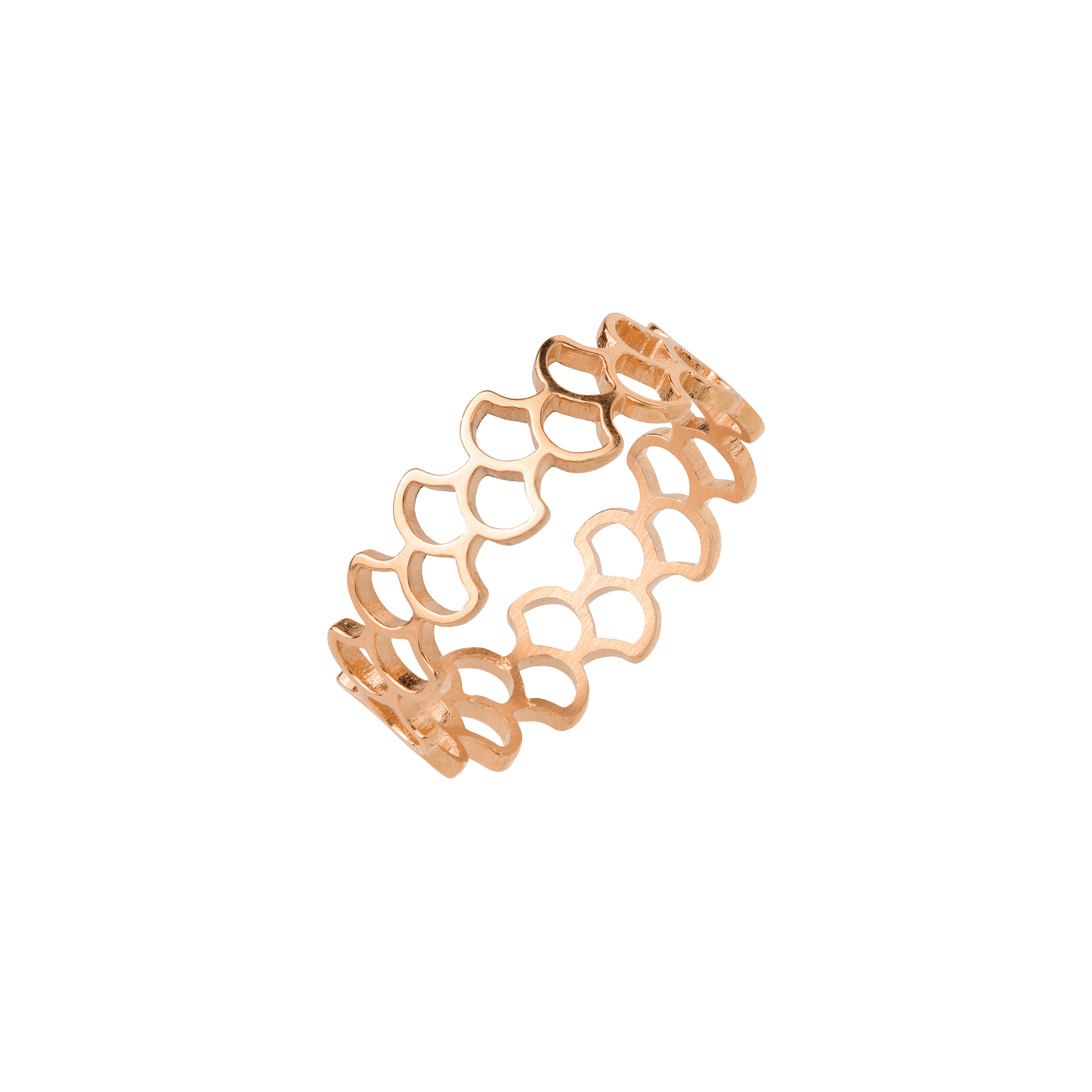 Fish Scale Ring Rose Gold – Luamaya
