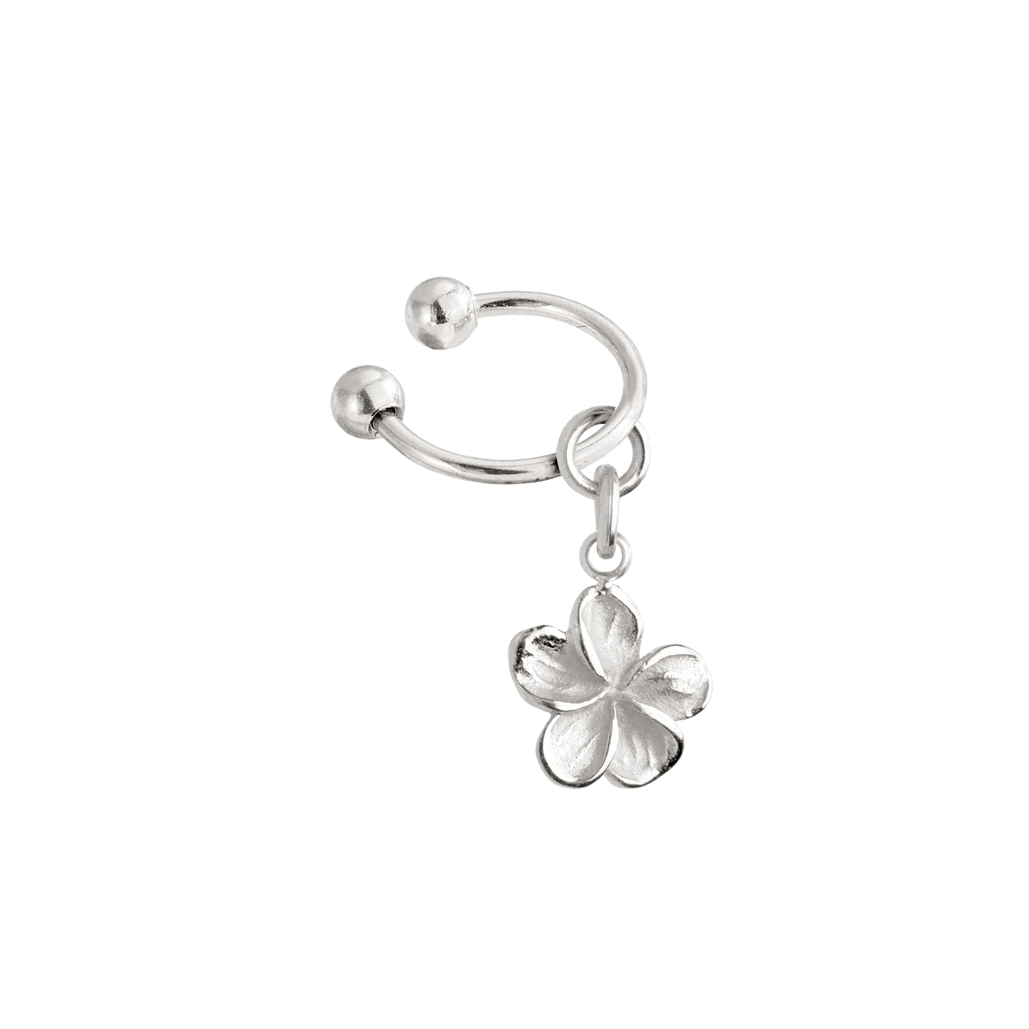 Flora Ear Cuff Silver