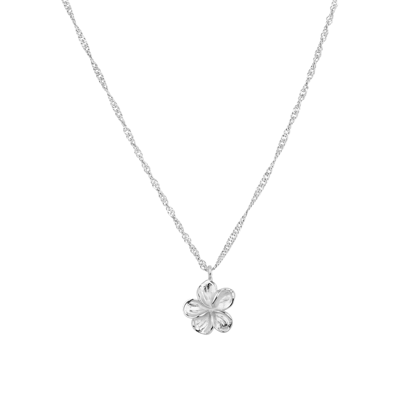 Flora Necklace Silver