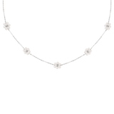 Flourish Necklace Silver