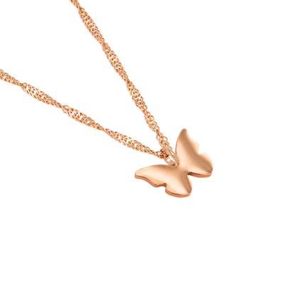 Flutterby Necklace Rose Gold