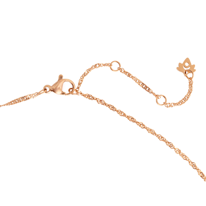 Flutterby Necklace Rose Gold