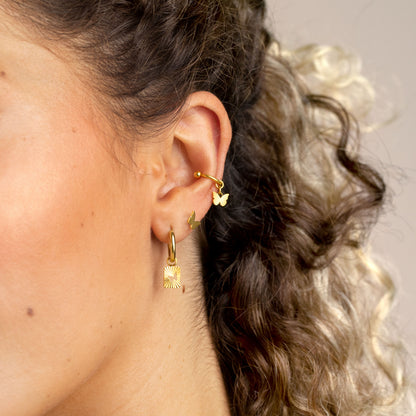 Fluttery Ear Cuff Gold