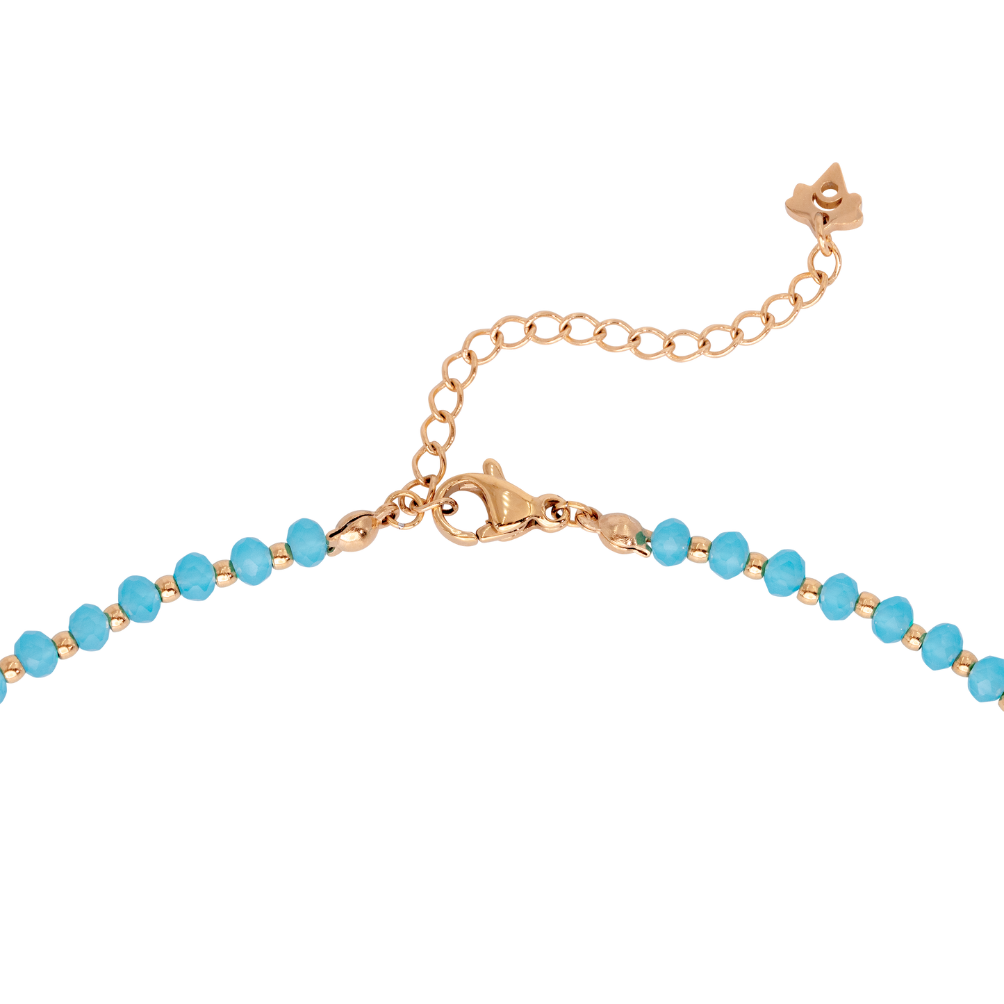 Into the Blue Choker Rose Gold