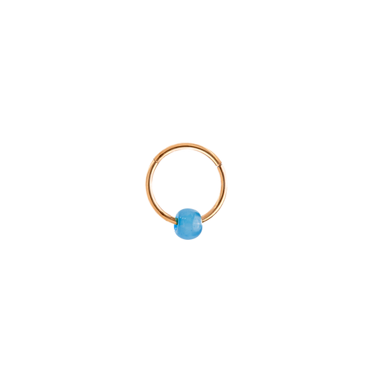 Into the Blue Click Piercing Rose Gold