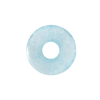 Chunky Into the Blue Donut Hoop Set Medium Gold