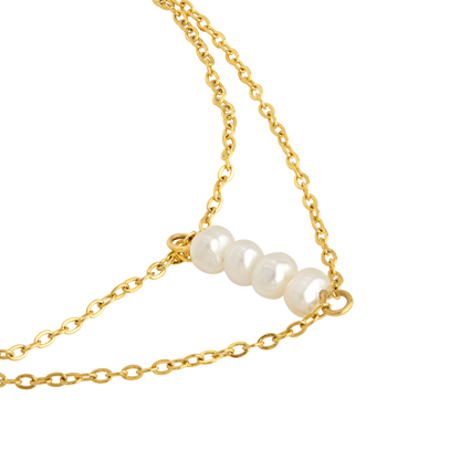 Lisys Pure Pearl Bracelet Gold