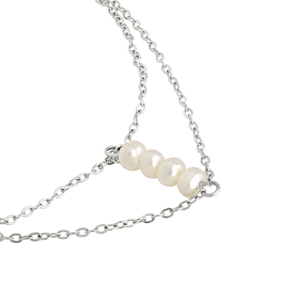 Lisys Pure Pearl Bracelet Silver