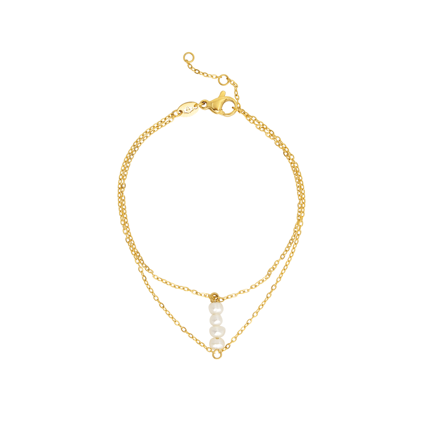 Lisys Pure Pearl Bracelet Gold