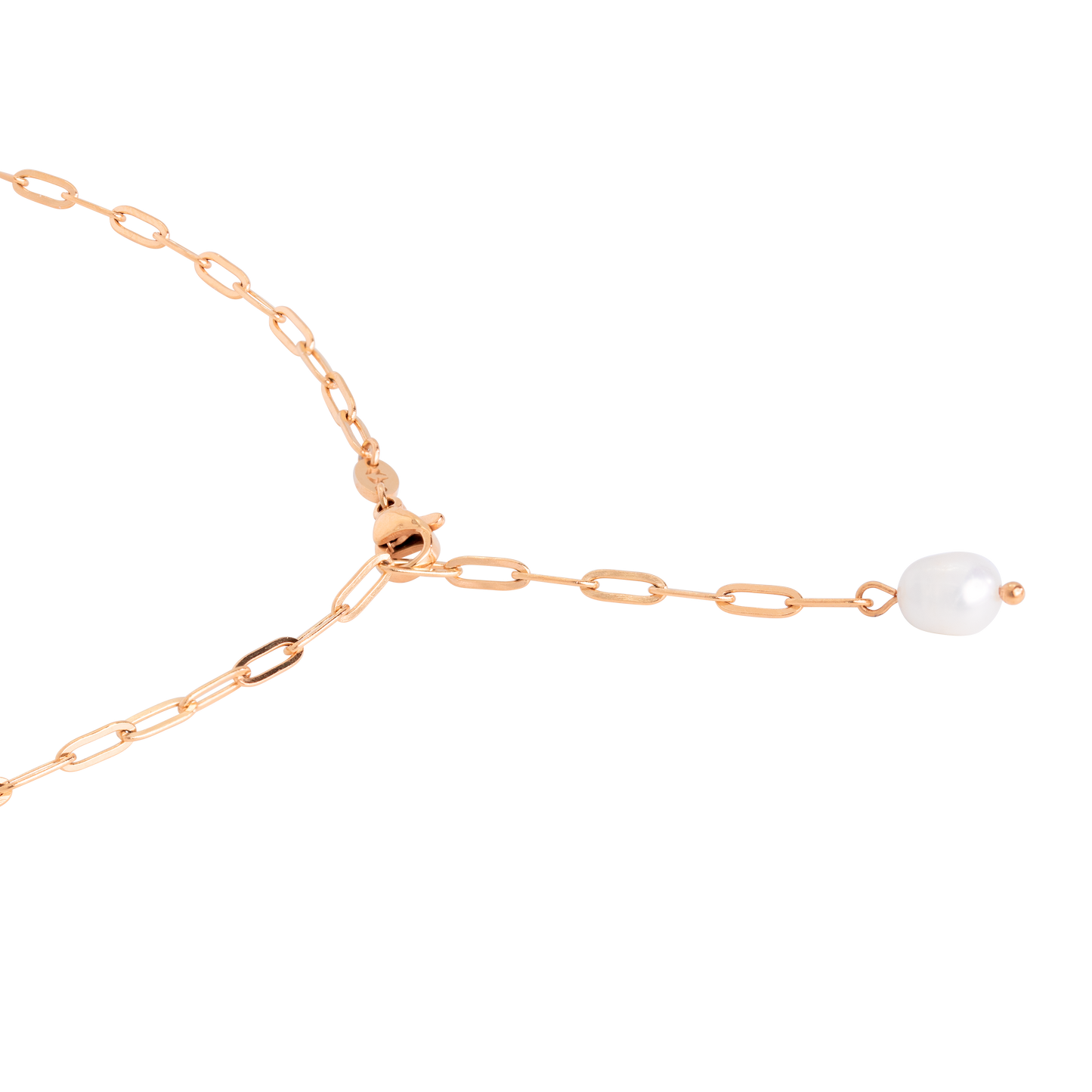 Ocean Find Y-Necklace Rose Gold