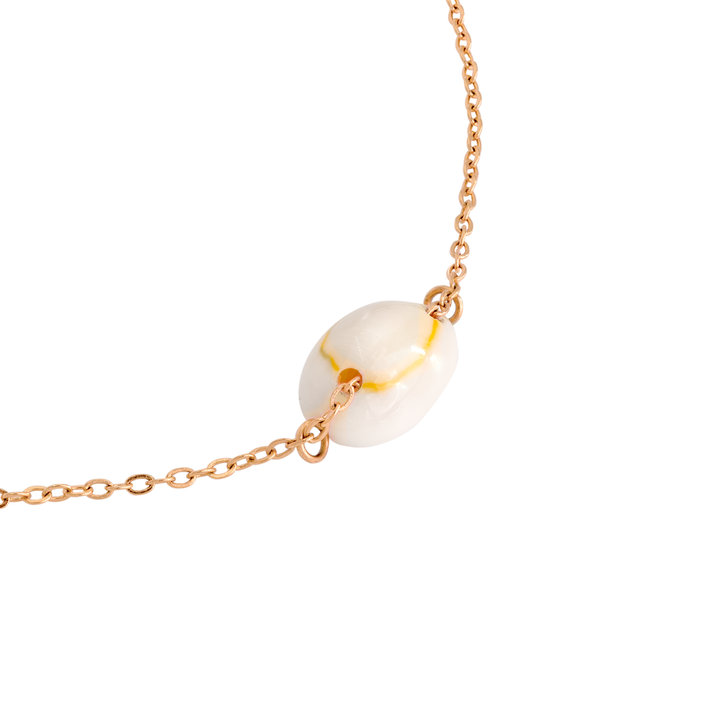 Ocean Whisper Necklace Rose Gold