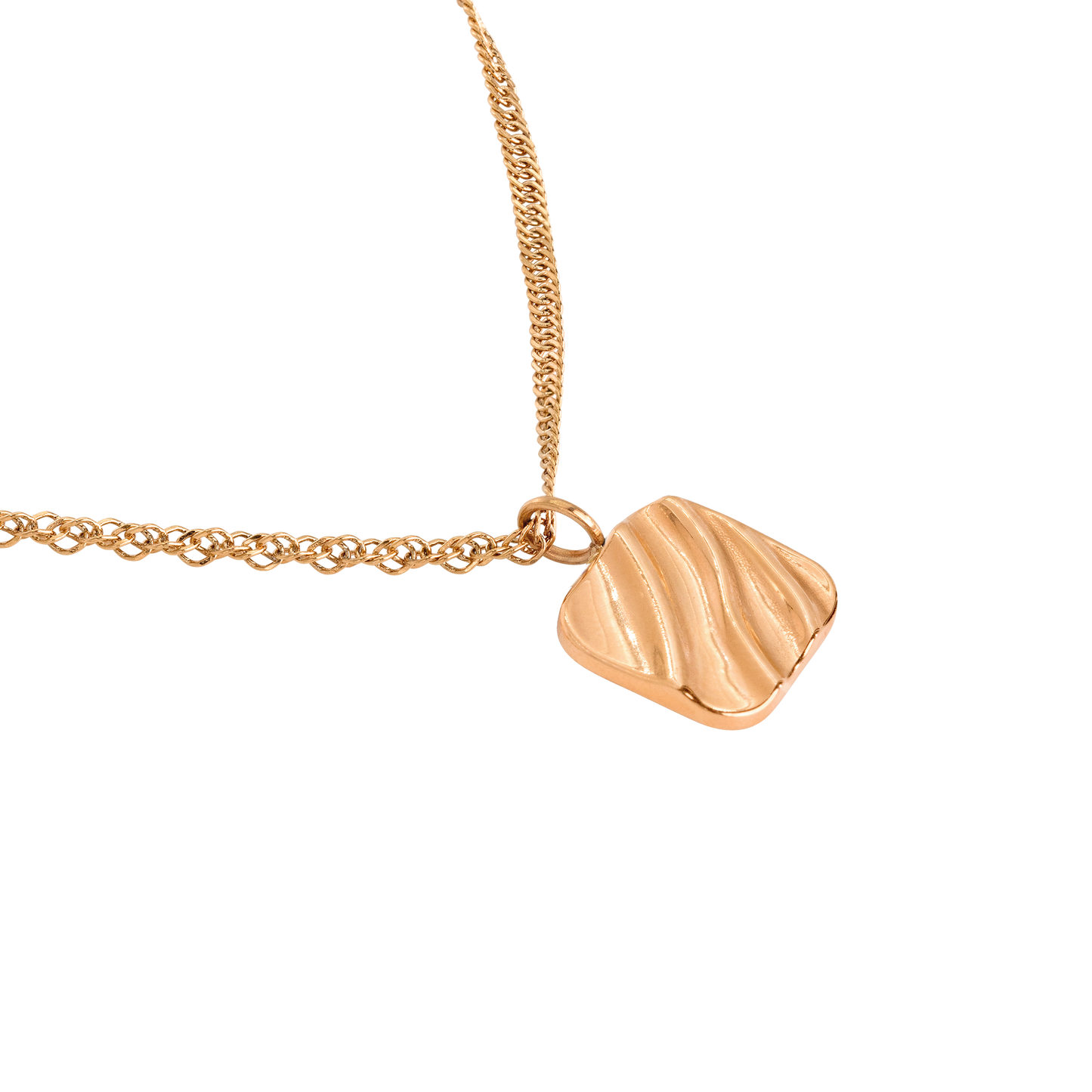 Sounds of the Sea Necklace Rose Gold