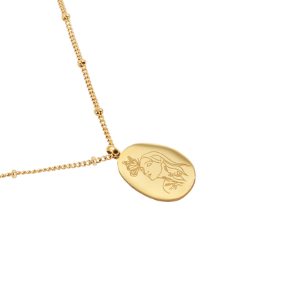 Tender Grace Necklace Gold