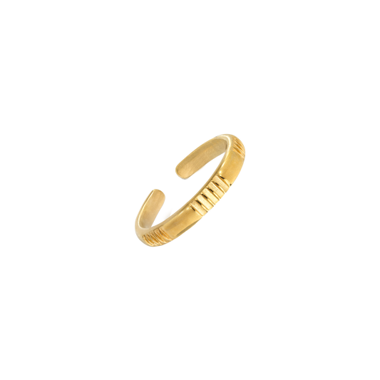 Toya Toe Ring Gold