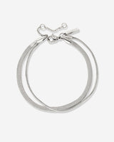Snake Chain Double Bracelet Silver