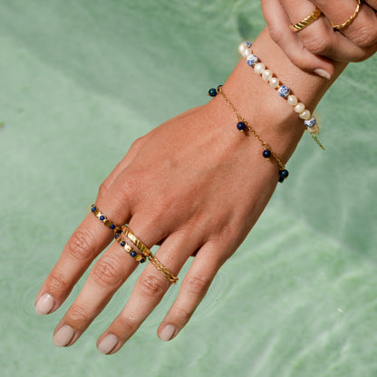 Blue Bay Ring Gold