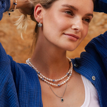 Blue Breeze Necklace Silver
