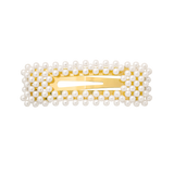 Pearly Hairclip Rectangle
