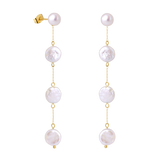 Pure Love Pearl Earrings Gold