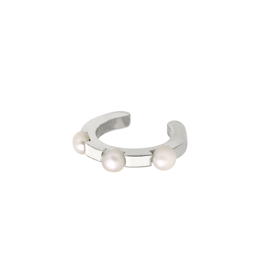 Timeless Chic Ear Cuff Silber