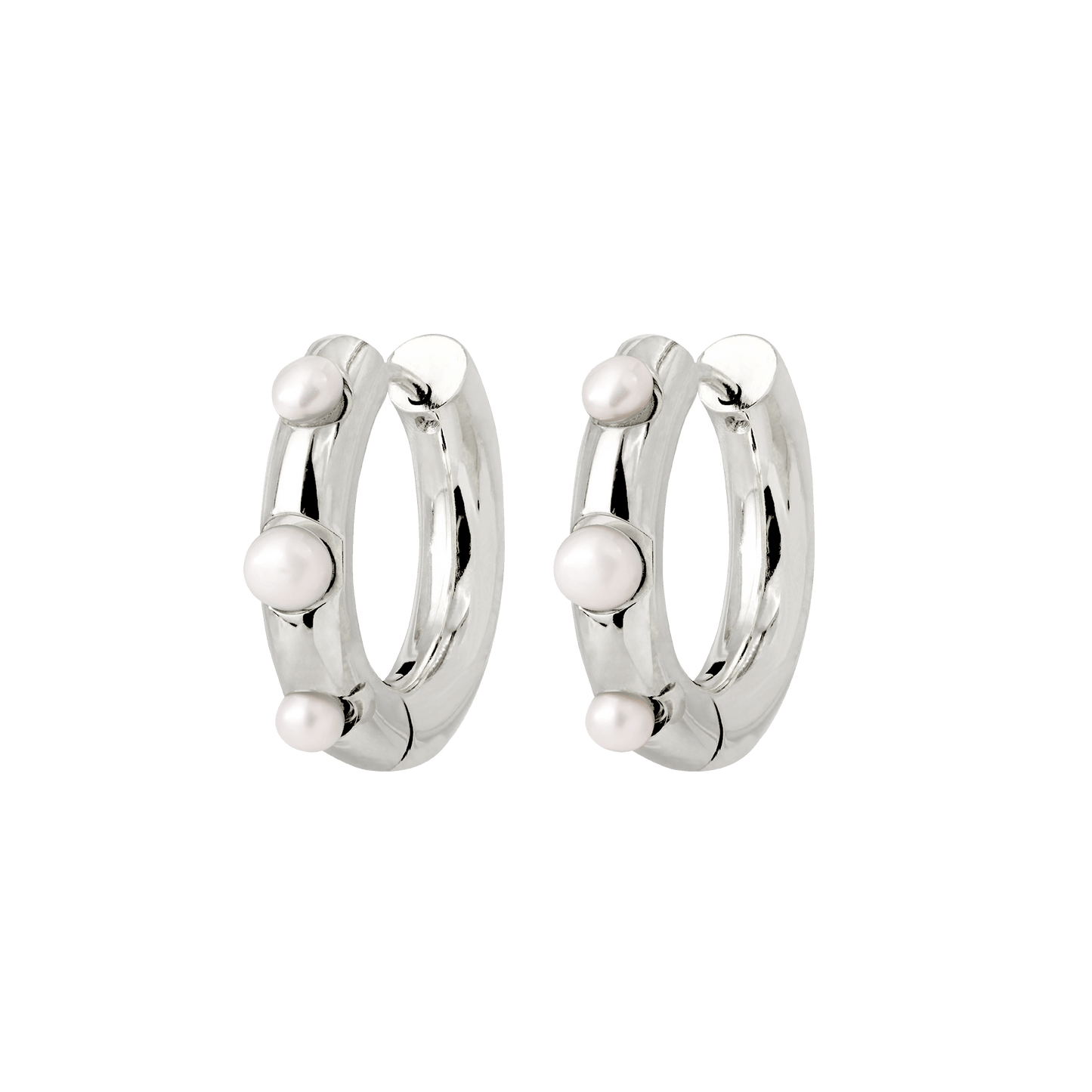 Timeless Chic Hoopies Silver