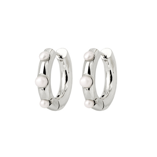 Timeless Chic Hoopies Silver