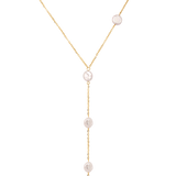 Timeless Pearl Y-Necklace Gold