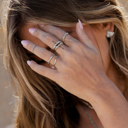Tiny Romance Ring Silver